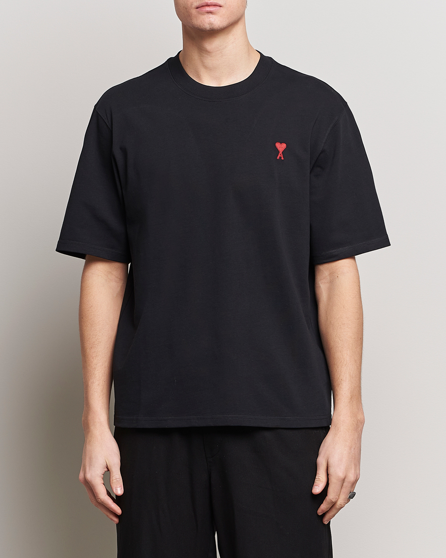 Herre | Tøj | AMI | Heart Logo T-Shirt Black