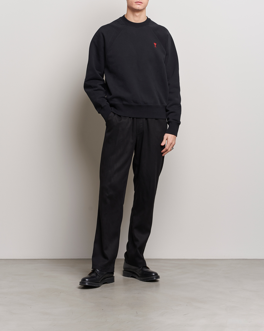 Herre | Trøjer | AMI | Heart Logo Sweatshirt Black