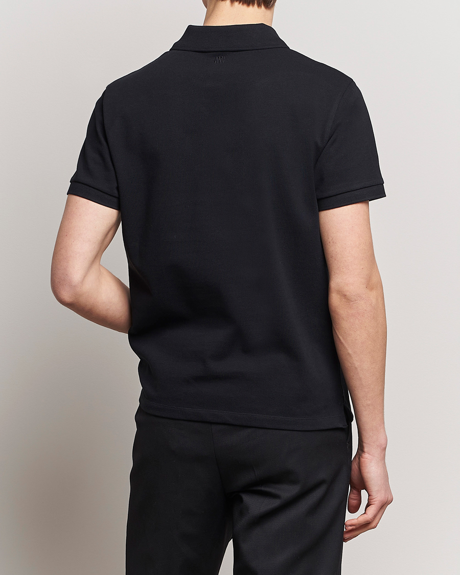 Herre | Polotrøjer | AMI | Heart Logo Piquet Polo Black