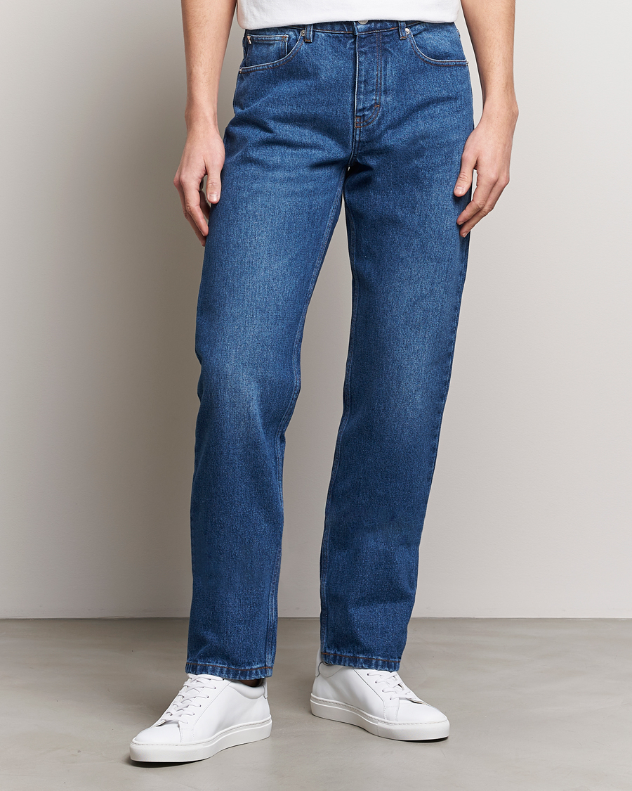 Herre | Afdelinger | AMI | Classic Fit Jeans Used Blue