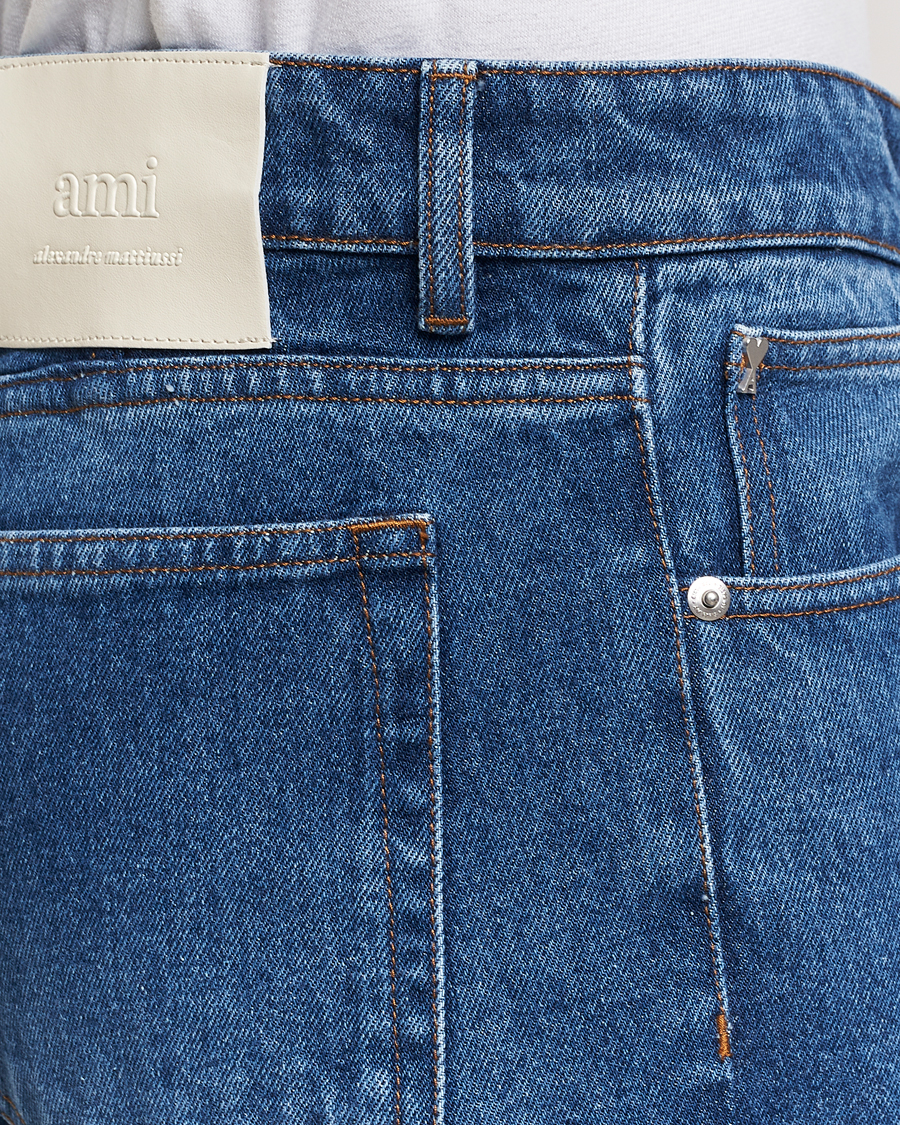 Herre | Jeans | AMI | Classic Fit Jeans Used Blue