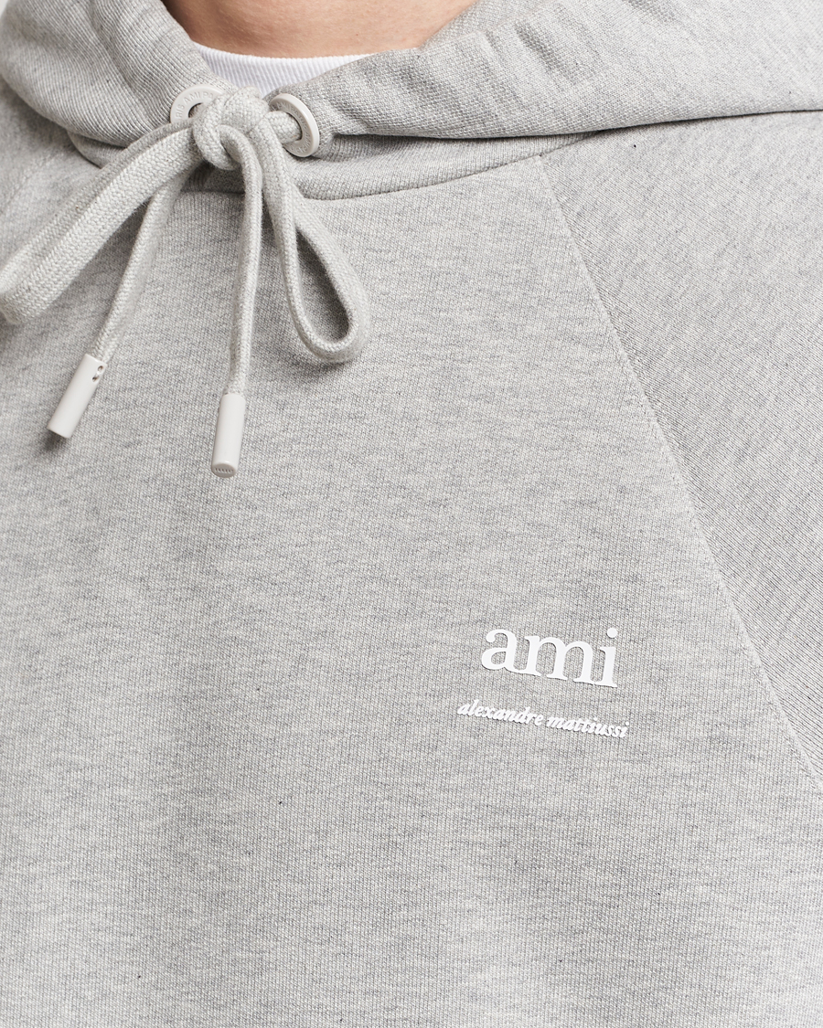 Herre | Trøjer | AMI | Logo Hoodie Heather Grey