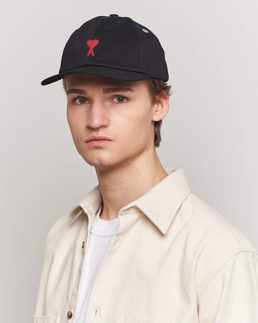 Herre | Tilbehør | AMI | Heart Logo Cap Black