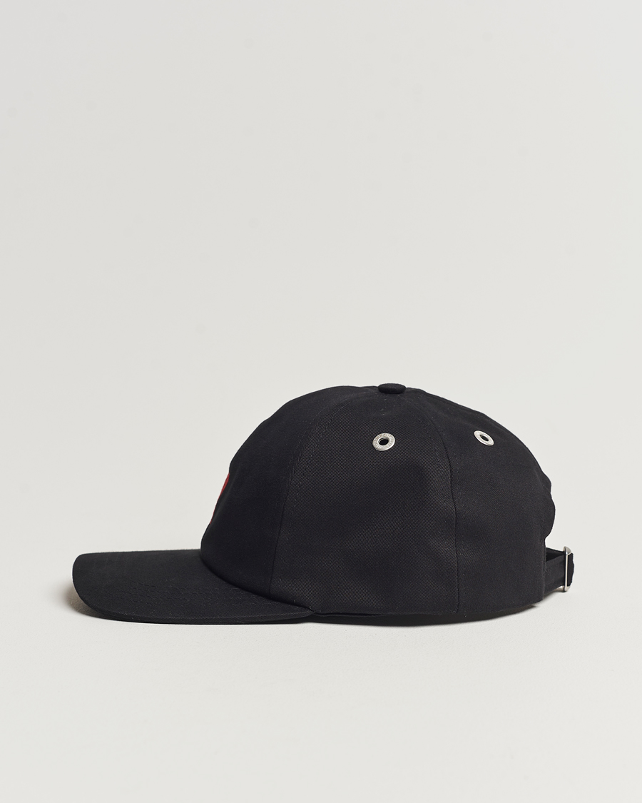 Herre | AMI Heart Logo Cap Black | AMI | Heart Logo Cap Black
