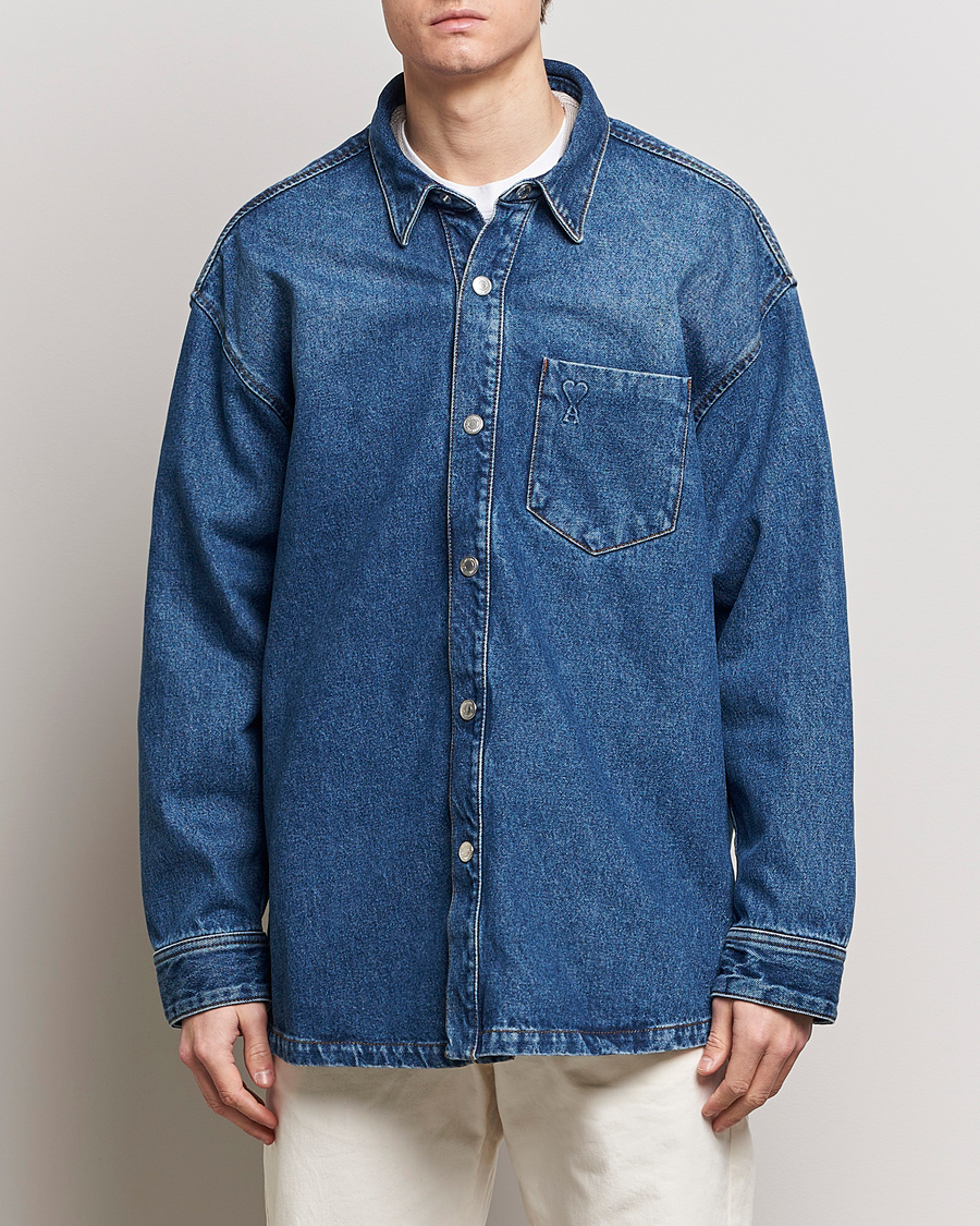 Herre | 30% udsalg | AMI | Oversized Denim Jacket Used Blue