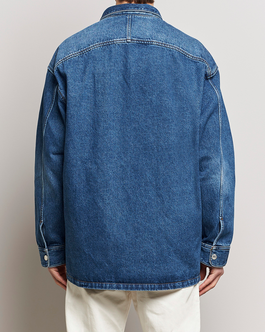 Herre | Jakker | AMI | Oversized Denim Jacket Used Blue
