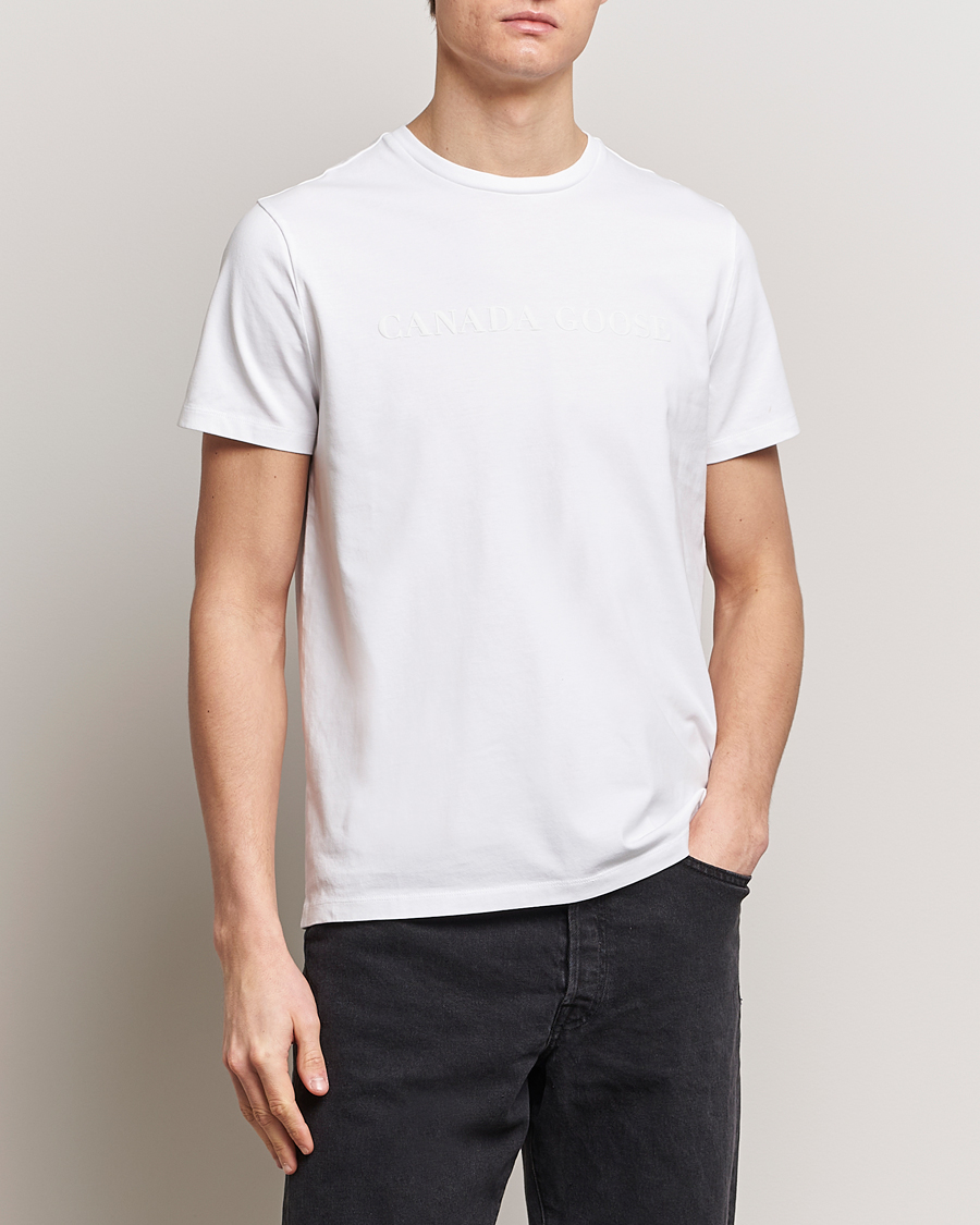 Herre | Kortærmede t-shirts | Canada Goose | Emersen Crewneck T-Shirt White