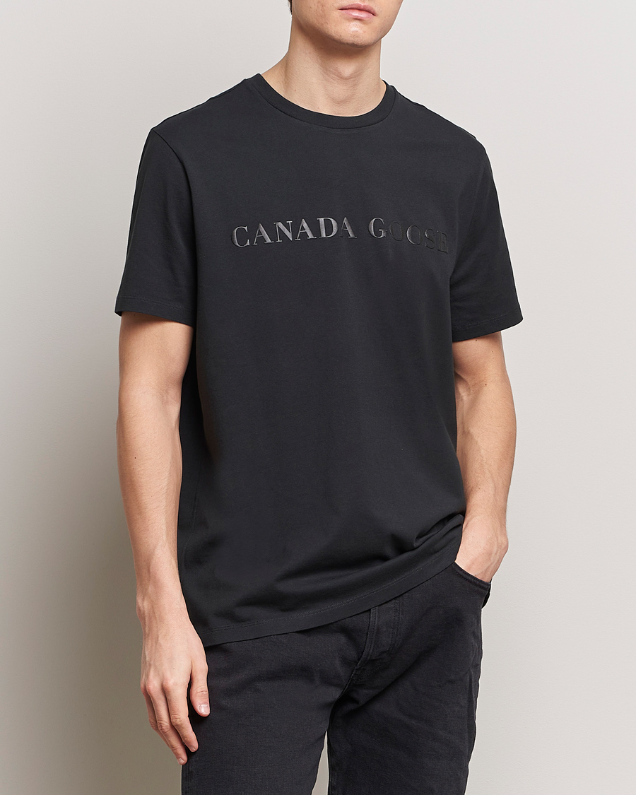 Herre |  | Canada Goose | Emersen Crewneck T-Shirt Black