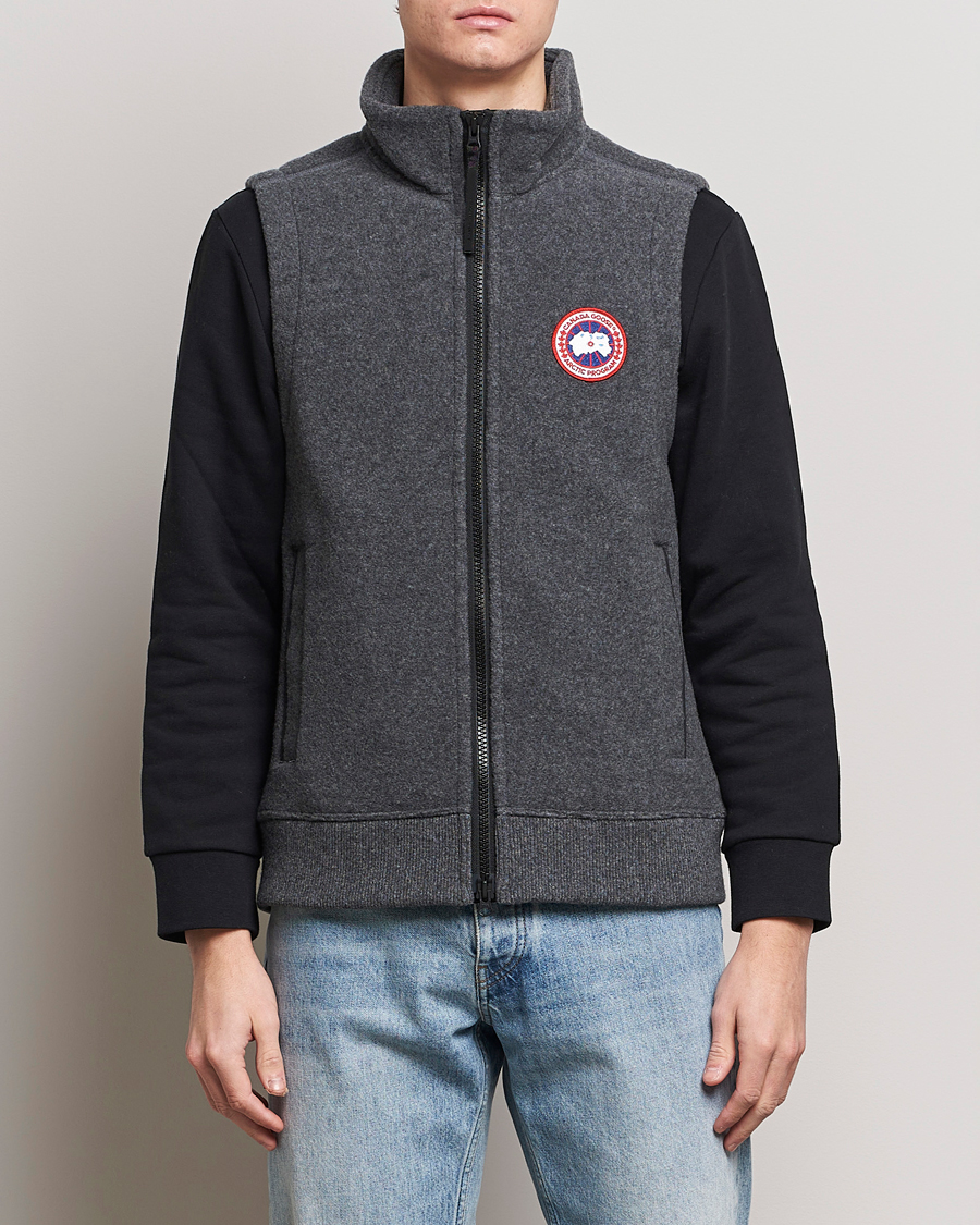 Herre | Jakker | Canada Goose | Mersey Fleece Vest Quarry Grey