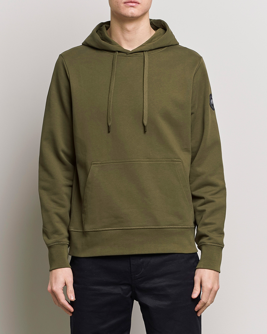 Herre | Hættetrøjer | Canada Goose Black Label | Huron Hoody Military Green