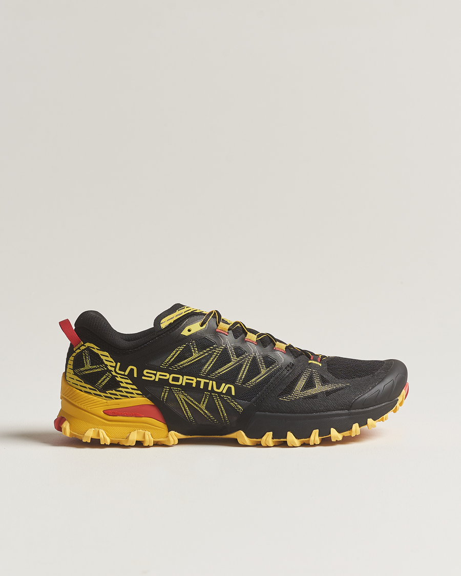 Herre | La Sportiva Bushido III Trail Running Sneakers Black/Yellow | La Sportiva | Bushido III Trail Running Sneakers Black/Yellow
