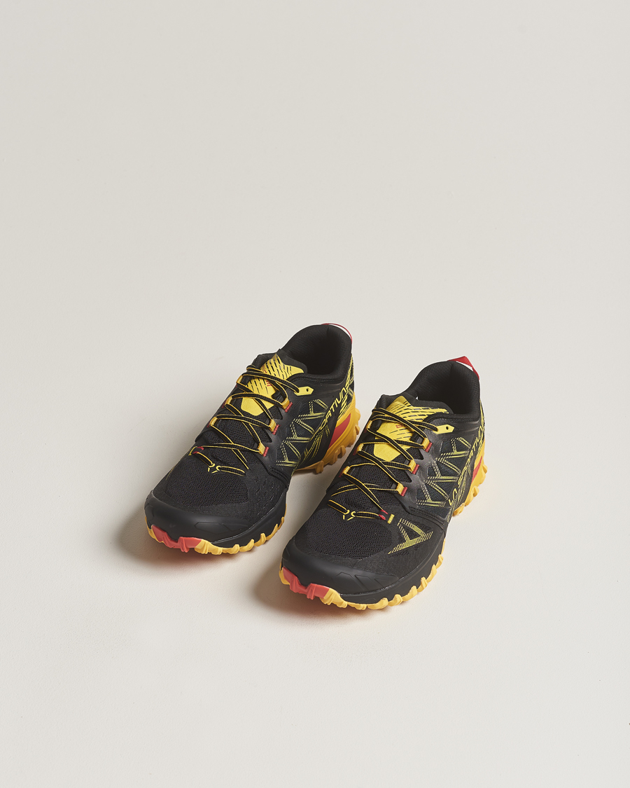 Herre | Trail Sneakers | La Sportiva | Bushido III Trail Running Sneakers Black/Yellow