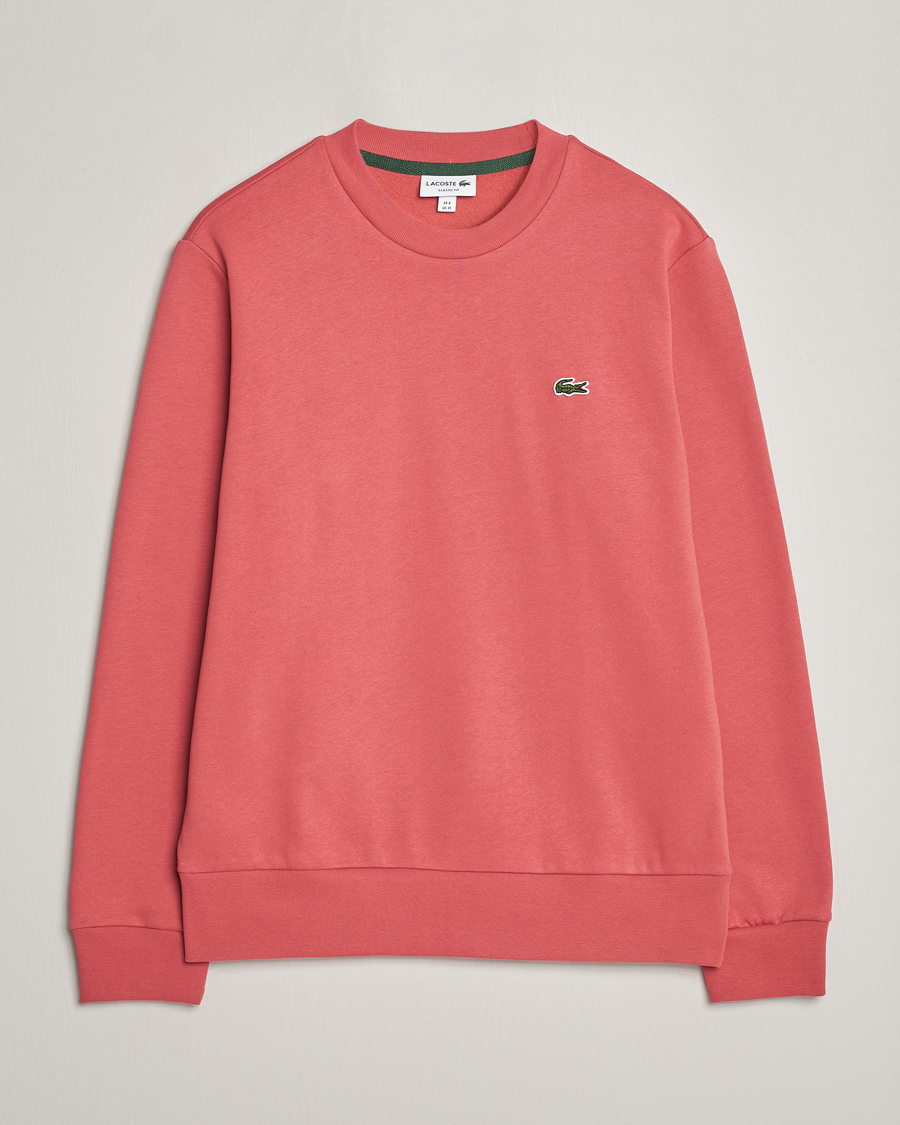 Herre | Trøjer | Lacoste | Crew Neck Sweatshirt Sierra Red