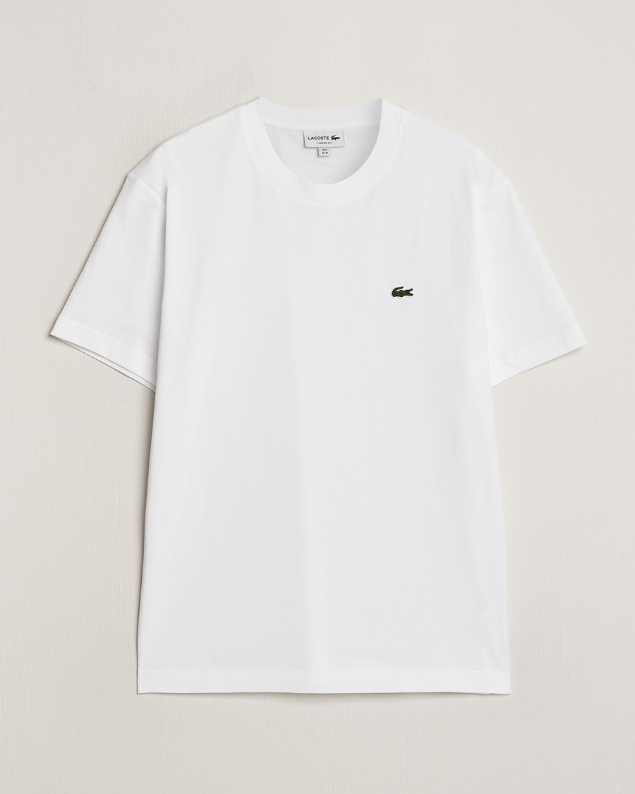 Herre | T-Shirts | Lacoste | Crew Neck T-Shirt White