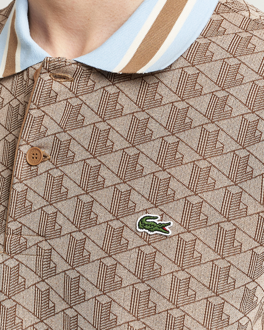 Herre | Polotrøjer | Lacoste | Classic Fit Monogram Polo Croissant/Cookie