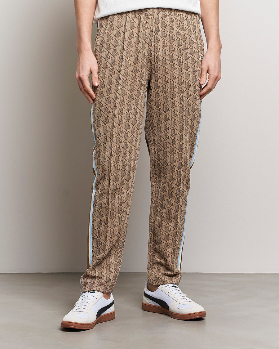 Herre |  | Lacoste | Monogram Tracksuit Pants Croissant/Cookie