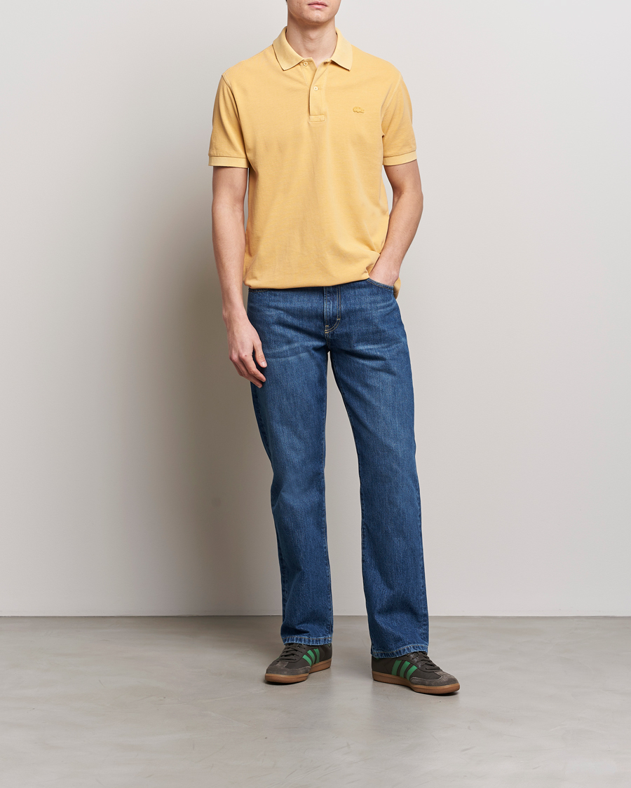 Herre | Polotrøjer | Lacoste | Classic Fit Natural Dyed Tonal Polo Golden Haze