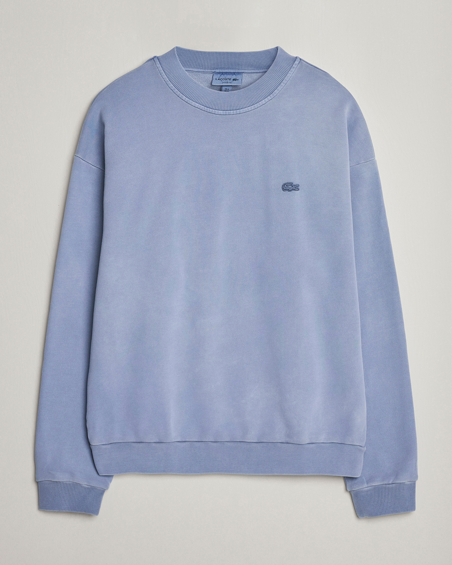 Herre | Trøjer | Lacoste | Natural Dyed Crew Neck Sweatshirt Stonewash