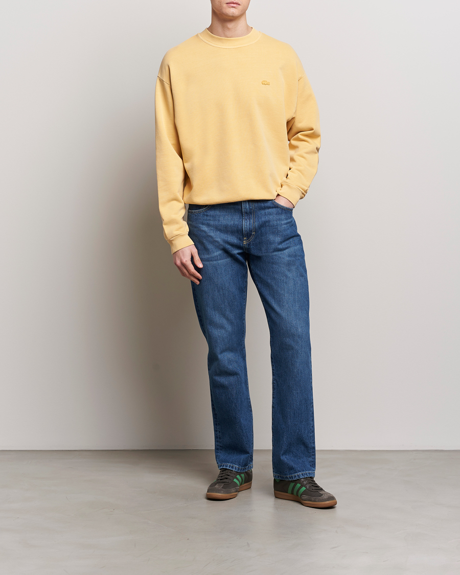 Herre | Trøjer | Lacoste | Natural Dyed Crew Neck Sweatshirt Golden Haze