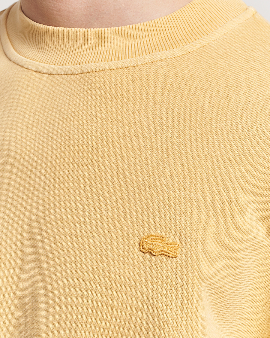 Herre | Trøjer | Lacoste | Natural Dyed Crew Neck Sweatshirt Golden Haze