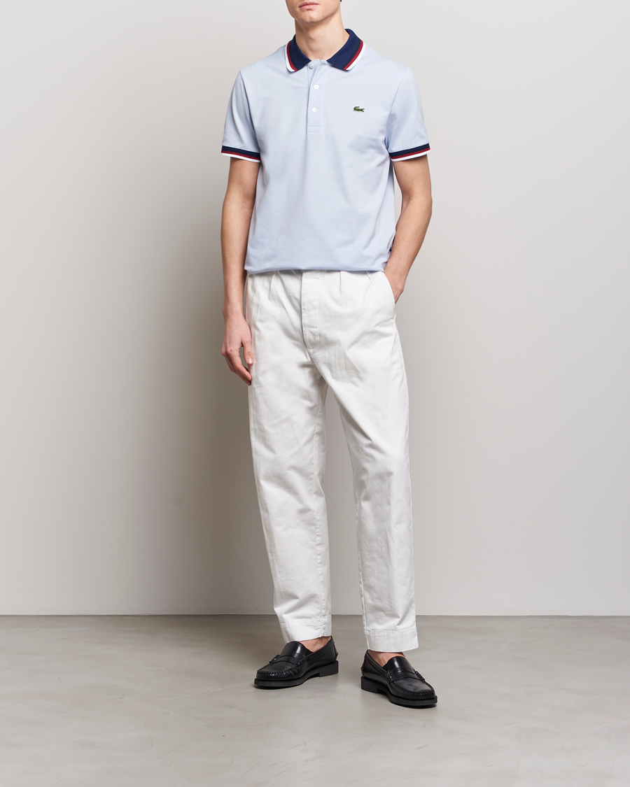 Herre | Polotrøjer | Lacoste | Regular Fit Tipped Polo Phoenix Blue