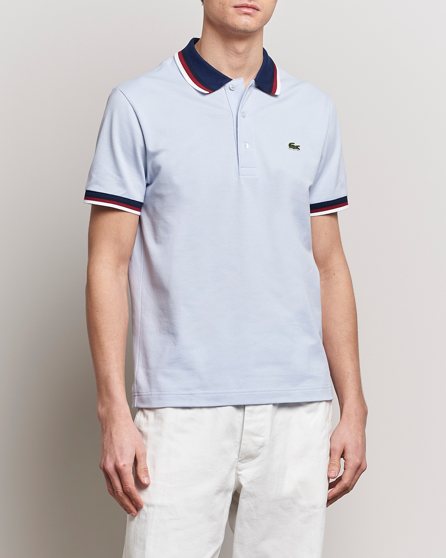 Herre | Polotrøjer | Lacoste | Regular Fit Tipped Polo Phoenix Blue