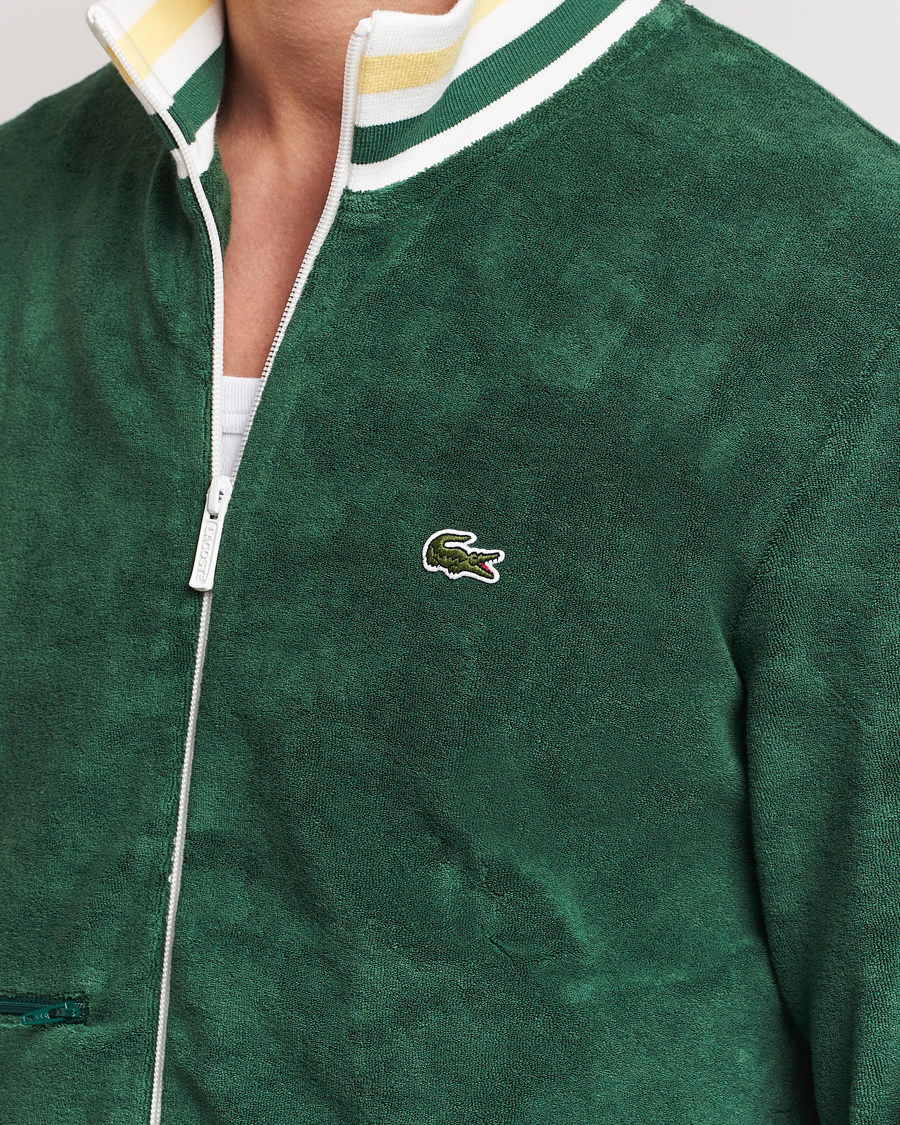 Herre | Trøjer | Lacoste | Terry Full Zip Sweatshirt Green