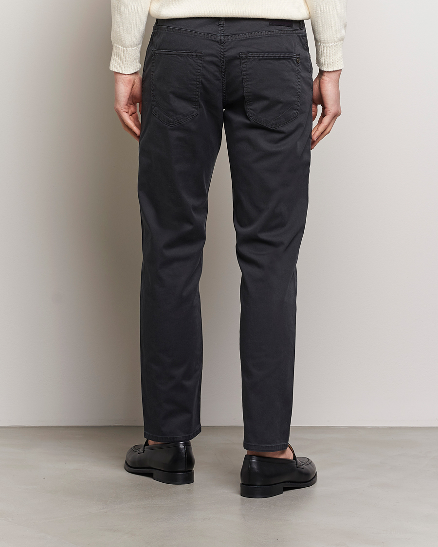 Herre | Bukser | Incotex | 5-Pocket Cotton/Stretch Pants Black