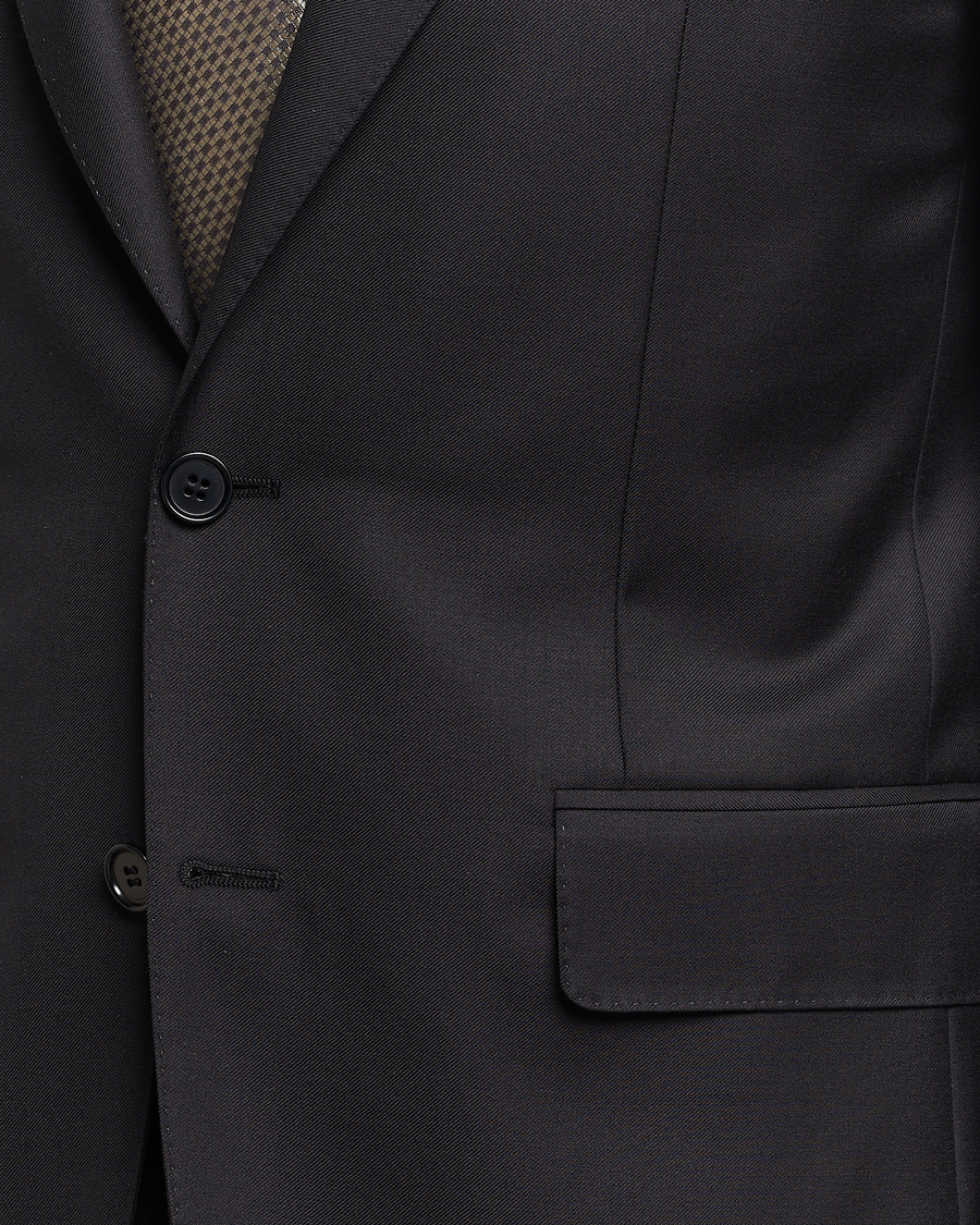 Herre | Jakkesæt | Canali | Capri Super 130s Wool Suit Black