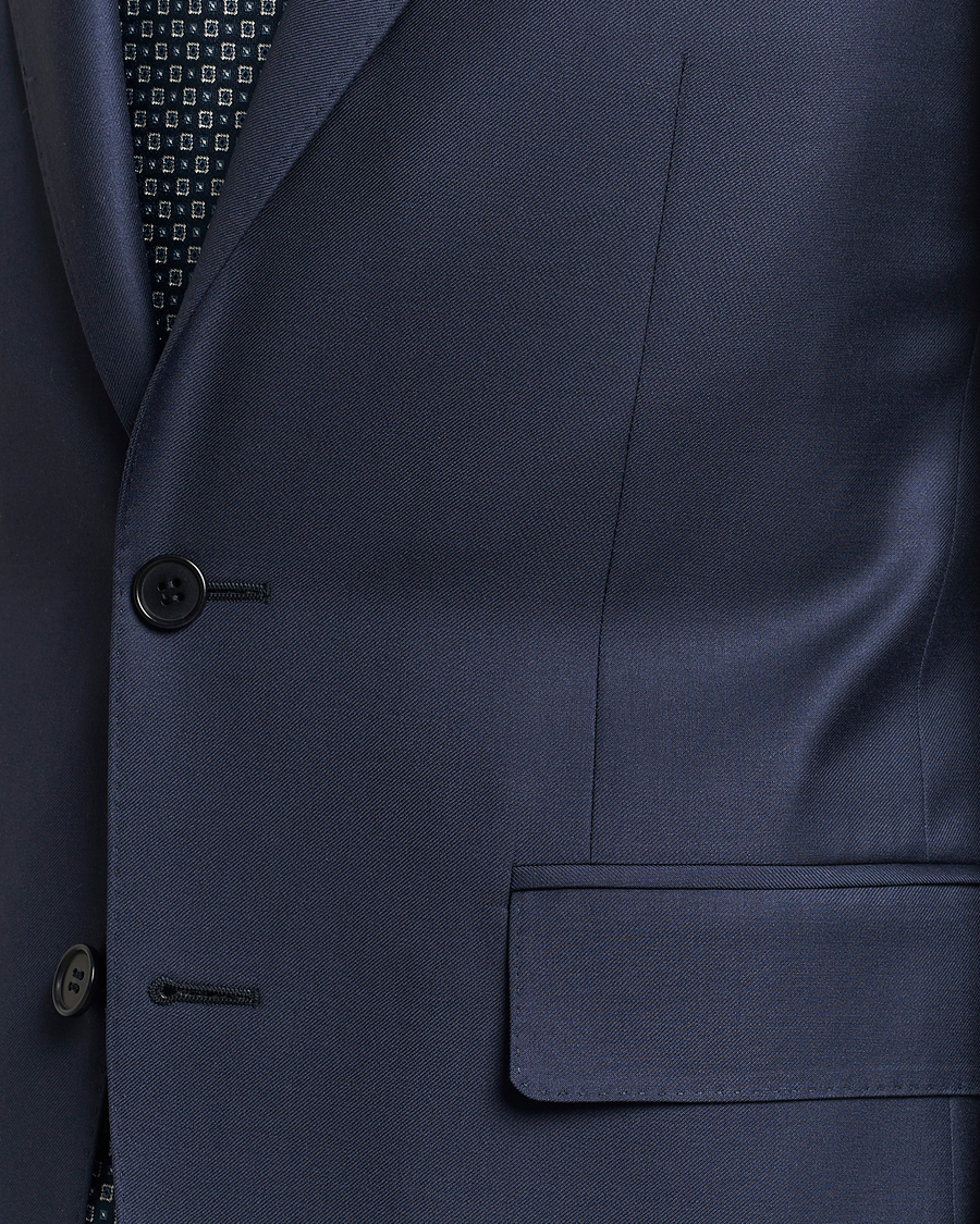 Herre | Jakkesæt | Canali | Capri Super 130s Wool Suit Navy