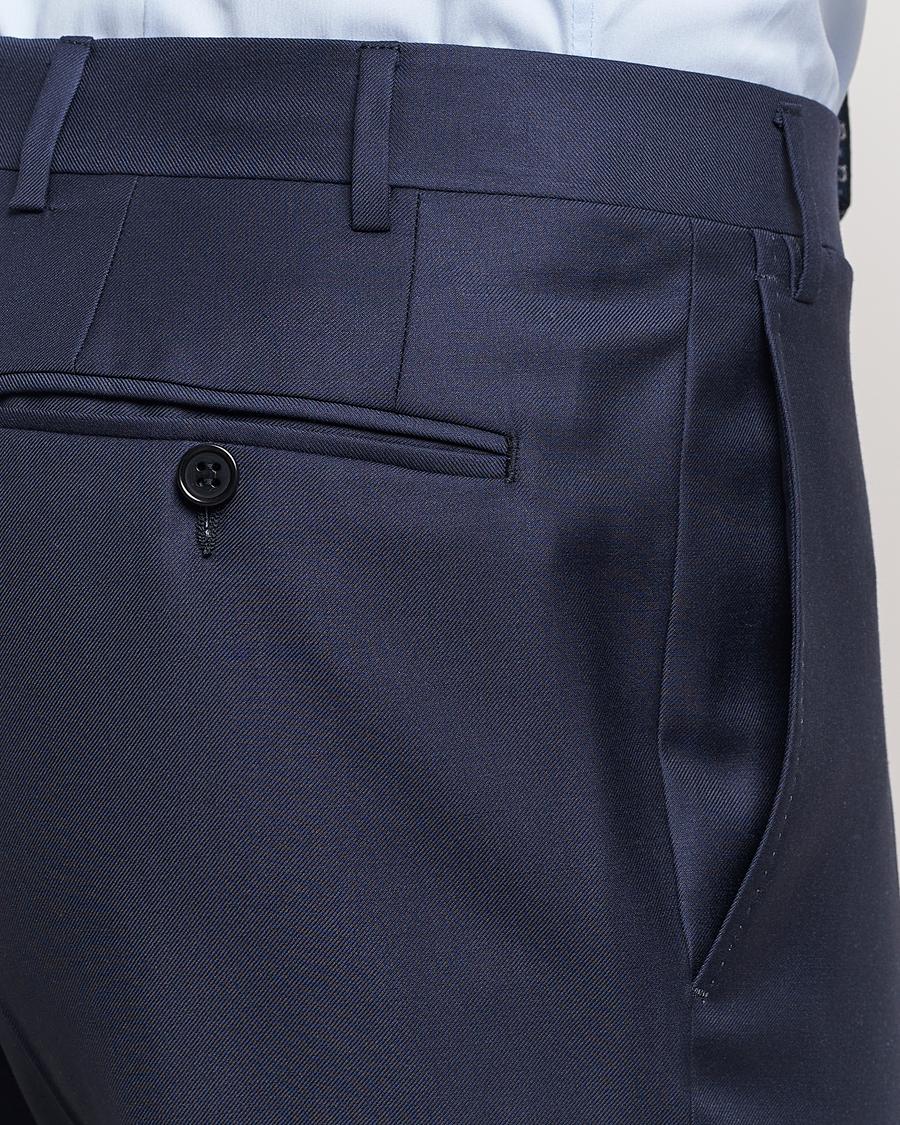 Herre | Jakkesæt | Canali | Capri Super 130s Wool Suit Navy