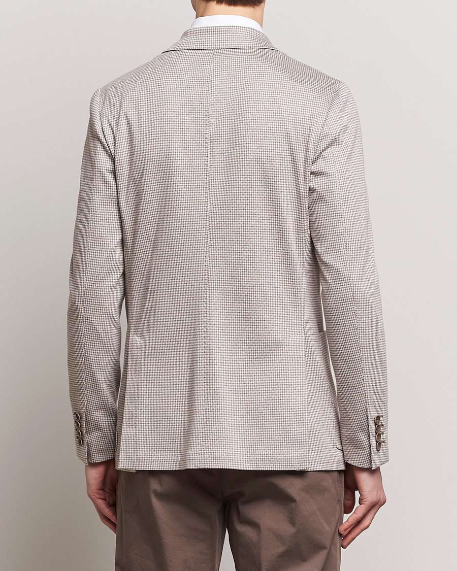 Herre | Blazere & jakker | Canali | Micro Check Jersey Blazer Light Beige