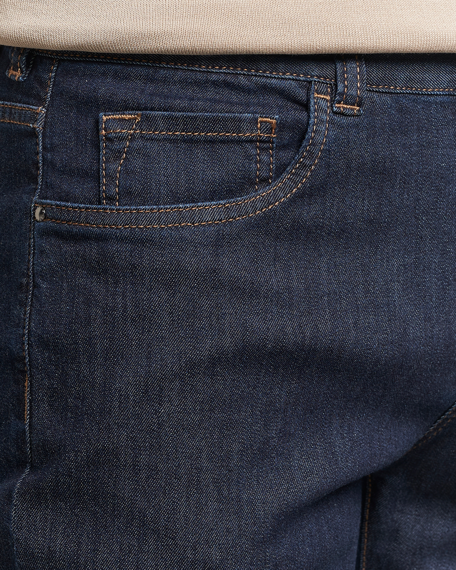 Herre | Jeans | Canali | Slim Fit 5-Pocket Jeans Dark Indigo