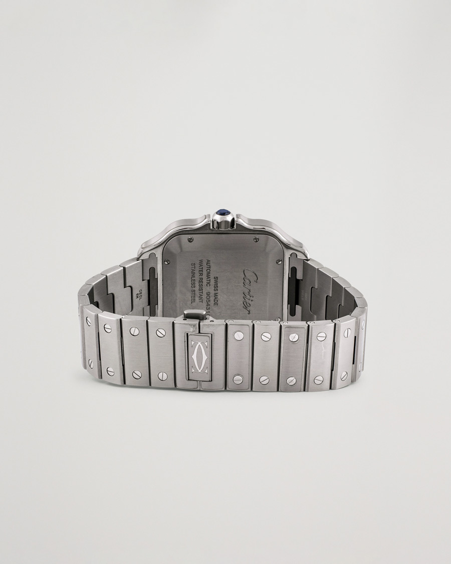 Herre | Cartier Pre-Owned Santos De Cartier Steel WSSA0048 Silver | Cartier Pre-Owned | Santos De Cartier Steel WSSA0048 Silver