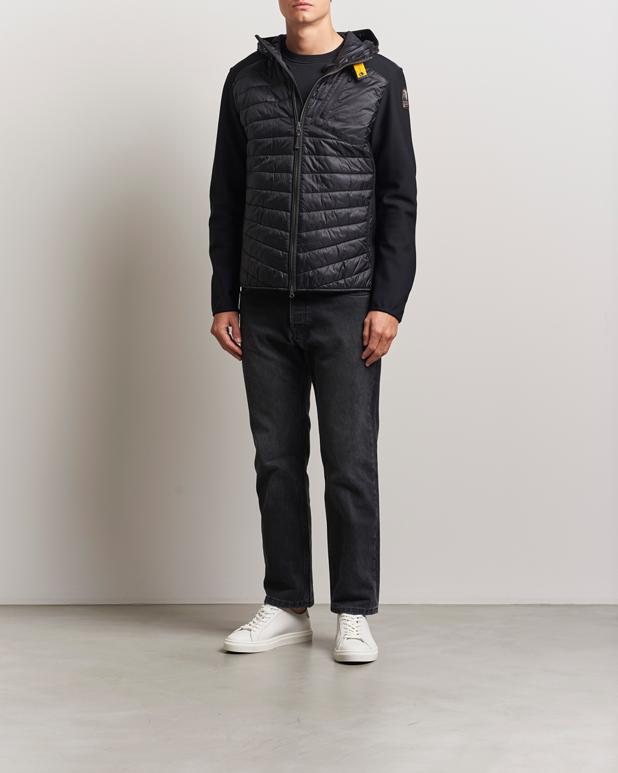 Herre | Jakker | Parajumpers | Nolan Mesh Hooded Hybrid Black