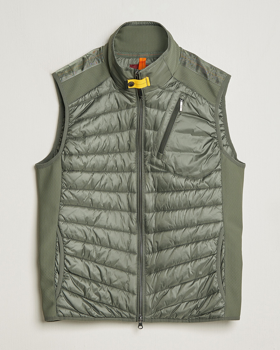 Herre | Jakker | Parajumpers | Zavier Hybrid Vest Thyme Green