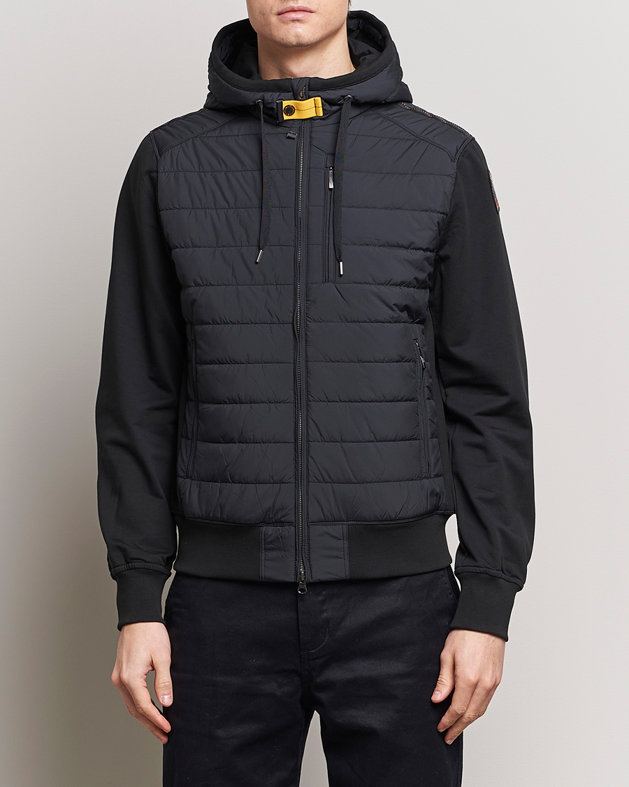 Herre | Forårsjakker | Parajumpers | Ivor Hybrid Hooded Jacket Black