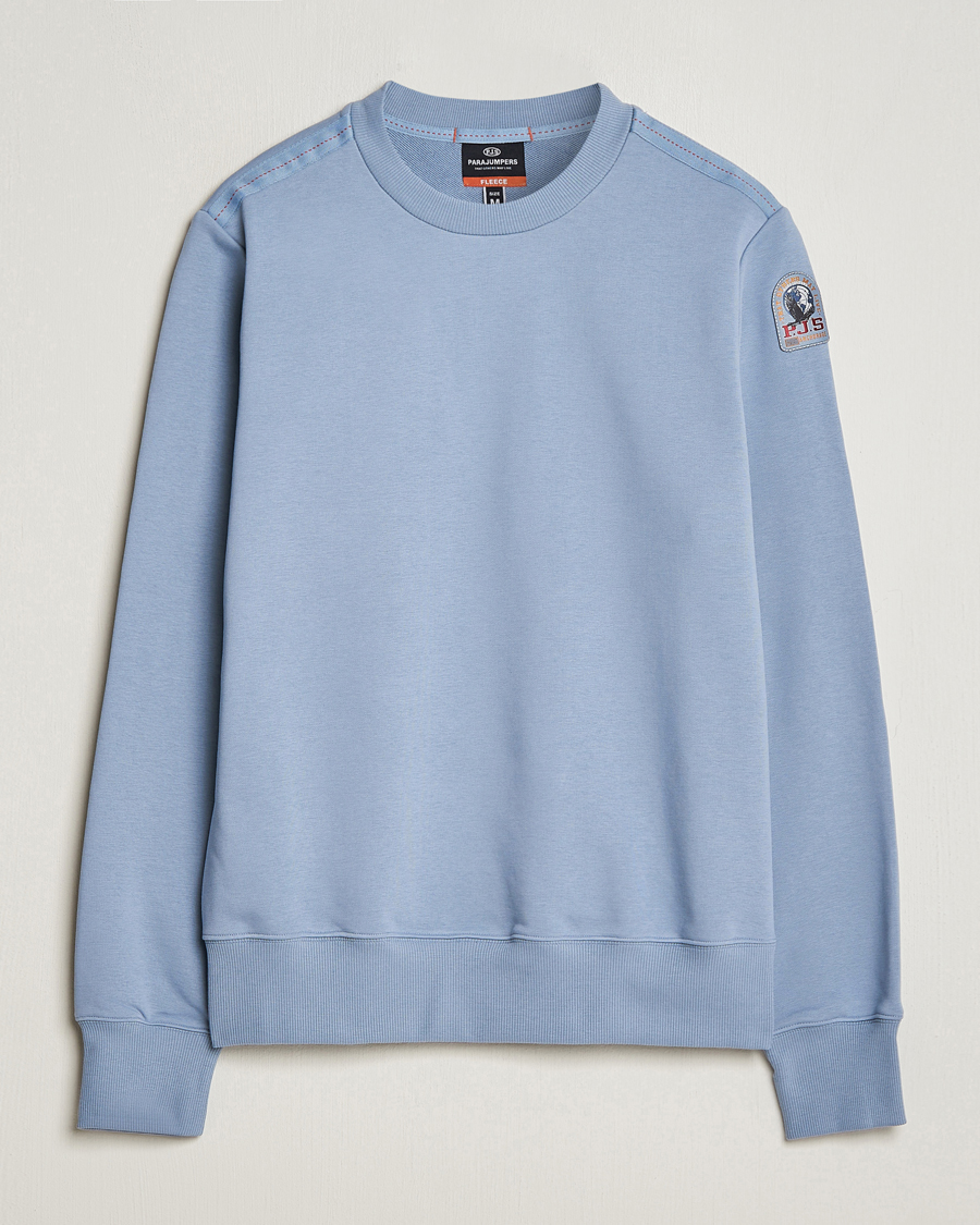 Herre | Trøjer | Parajumpers | K2 Super Easy Crew Neck Sweatshirt Blue Stone