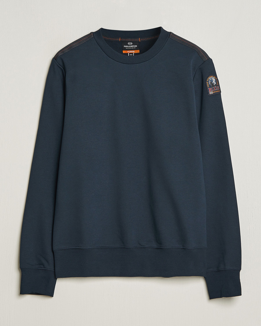 Herre | Trøjer | Parajumpers | K2 Super Easy Crew Neck Sweatshirt Blue Navy
