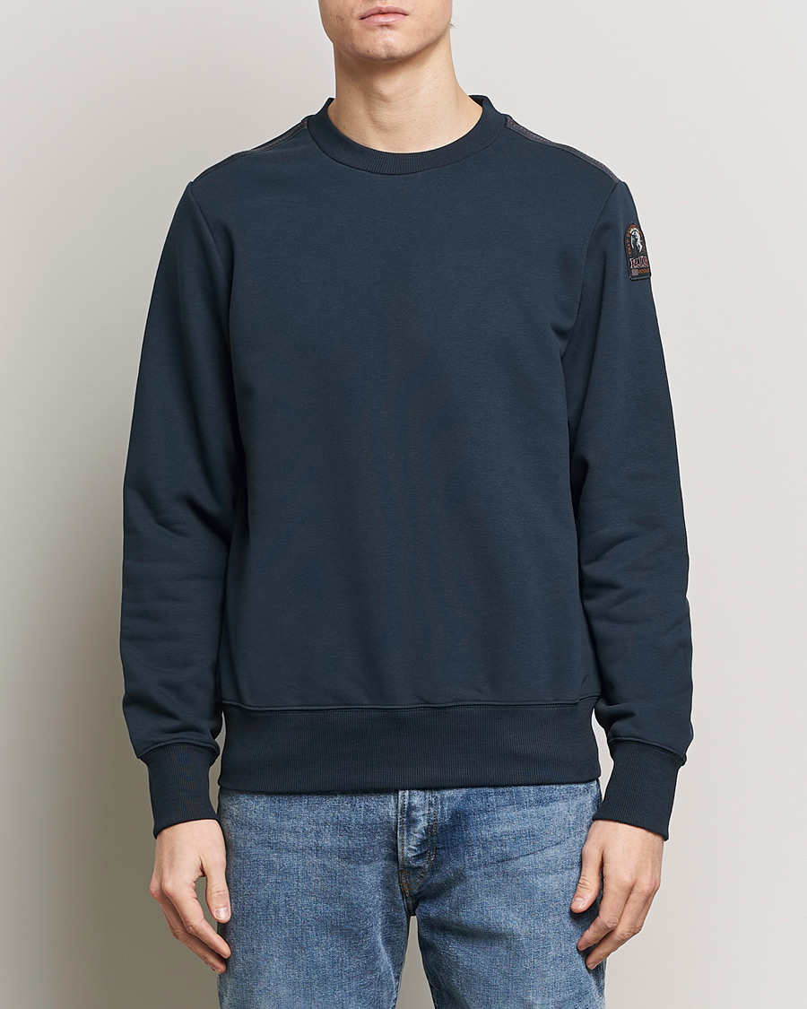 Herre | Klær | Parajumpers | K2 Super Easy Crew Neck Sweatshirt Blue Navy