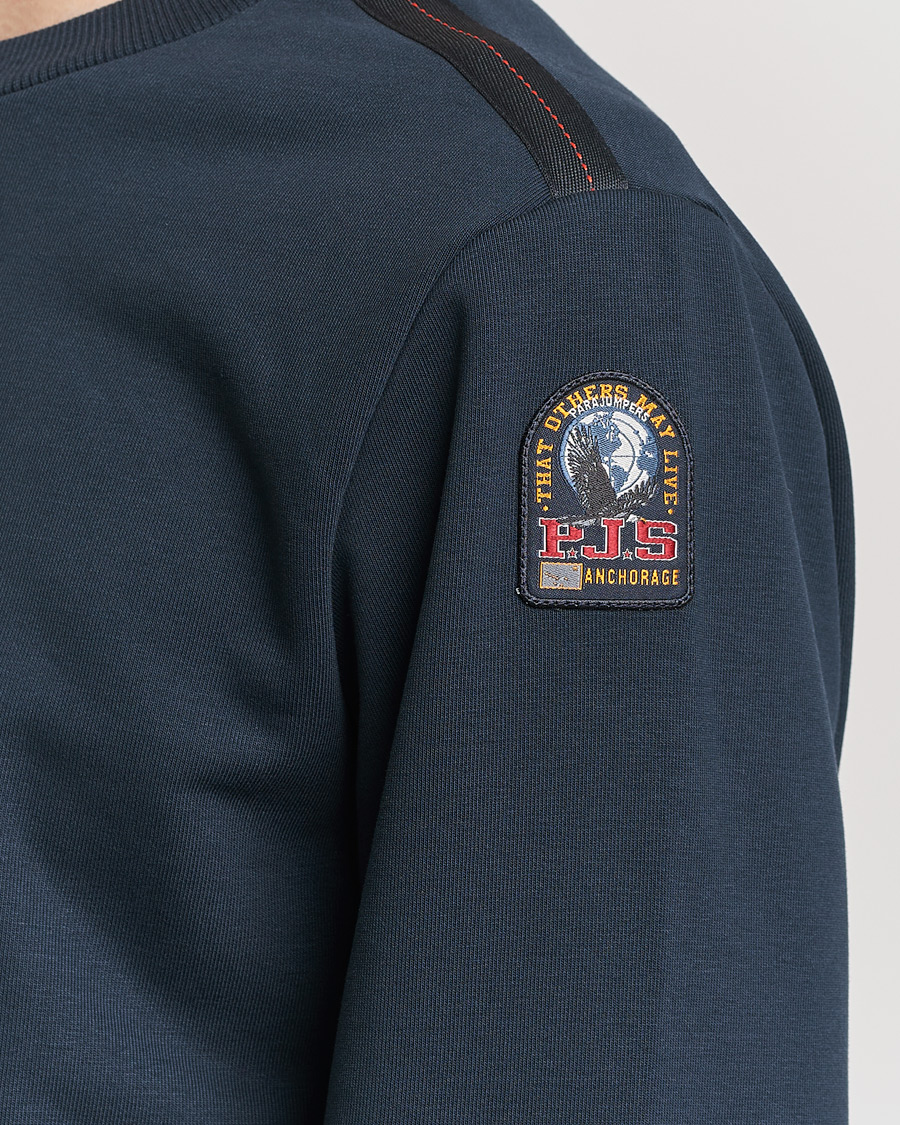 Herre | Trøjer | Parajumpers | K2 Super Easy Crew Neck Sweatshirt Blue Navy