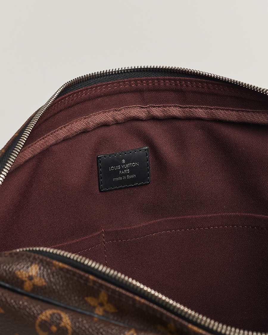 Herre | Louis Vuitton Pre-Owned Porte-Documents Voyage Briefcase Monogram Macassar | Louis Vuitton Pre-Owned | Porte-Documents Voyage Briefcase Monogram Macassar