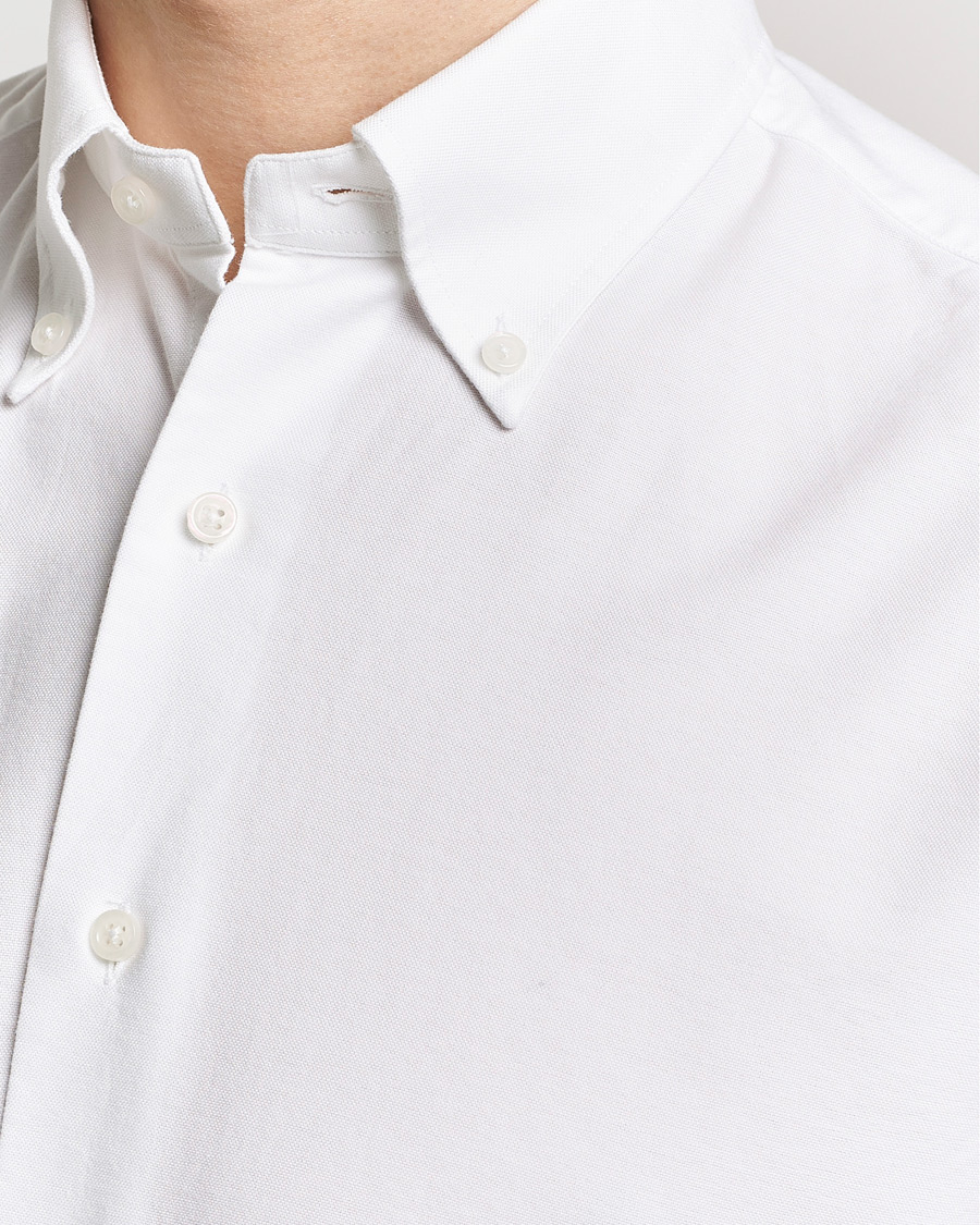 Herre | Skjorter | Grigio | Oxford Button Down Shirt White
