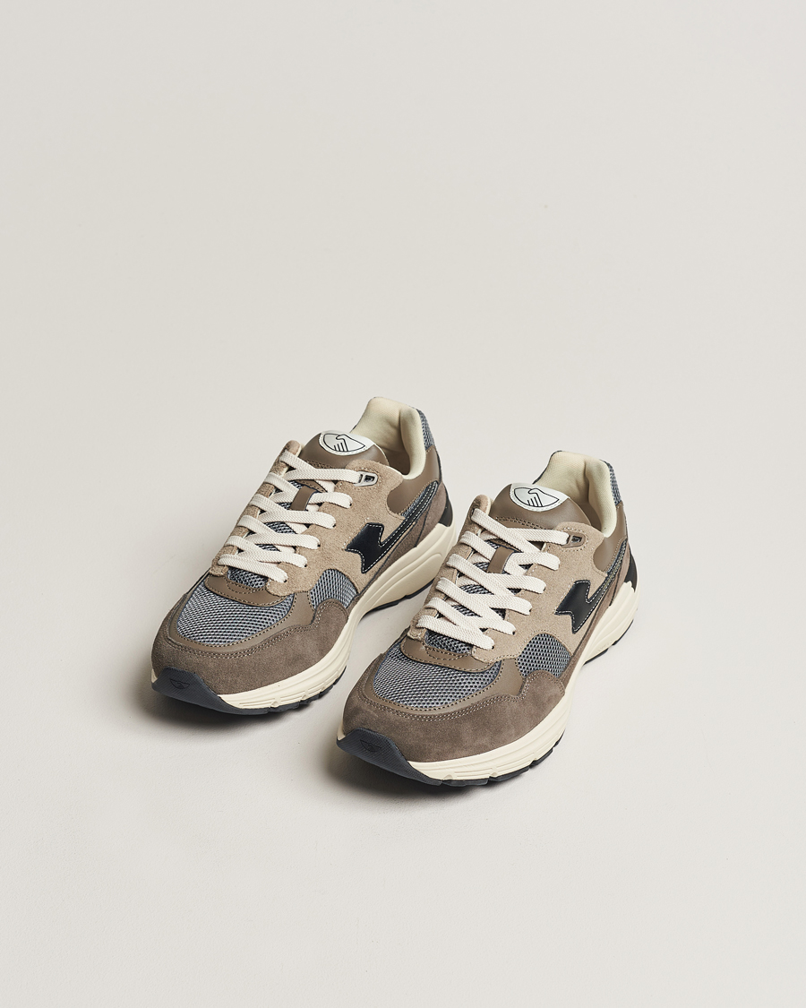 Herre | Sko i ruskind | Stepney Workers Club | Amiel S-Strike Suede Mix Runner Grey