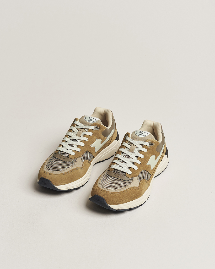 Herre | Sneakers | Stepney Workers Club | Amiel S-Strike Suede Mix Runner Desert