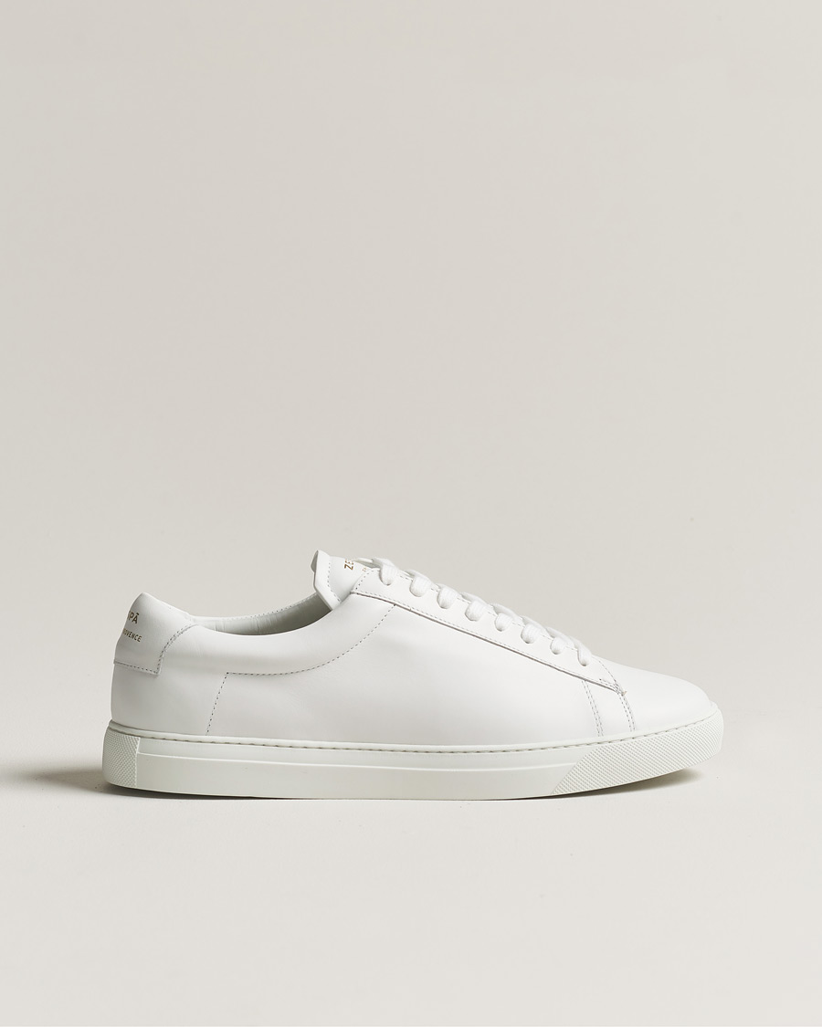 Herre | Zespà ZSP4 Nappa Leather Sneakers White | Zespà | ZSP4 Nappa Leather Sneakers White