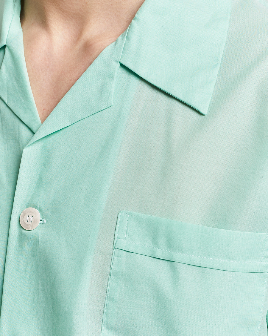 Herre | Pyjamas & Morgenkåber | Derek Rose | Shortie Cotton Pyjama Set Mint
