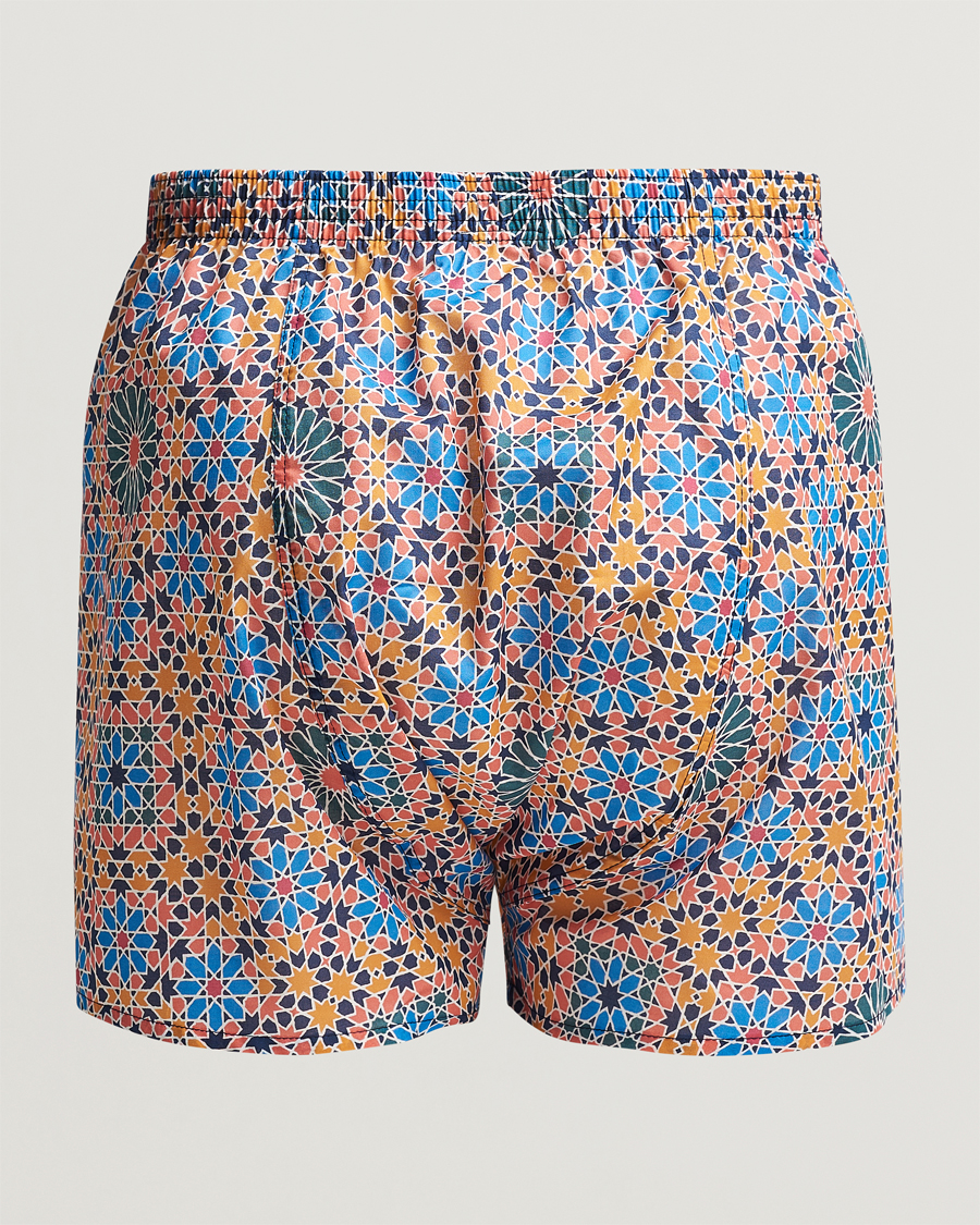 Herre | Boxershorts | Derek Rose | Classic Fit Woven Cotton Boxer Shorts Multi