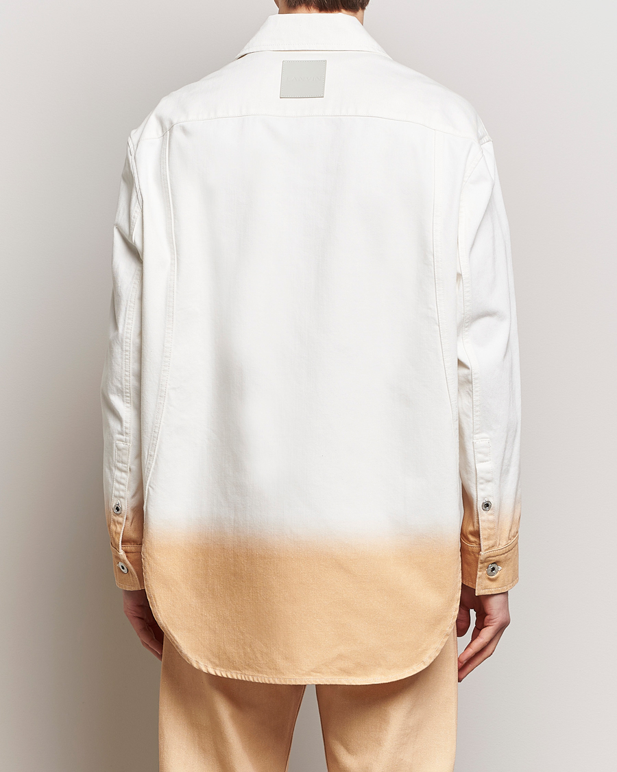 Herre | Skjorter | Lanvin | Degrade Effect Overshirt Vanilla