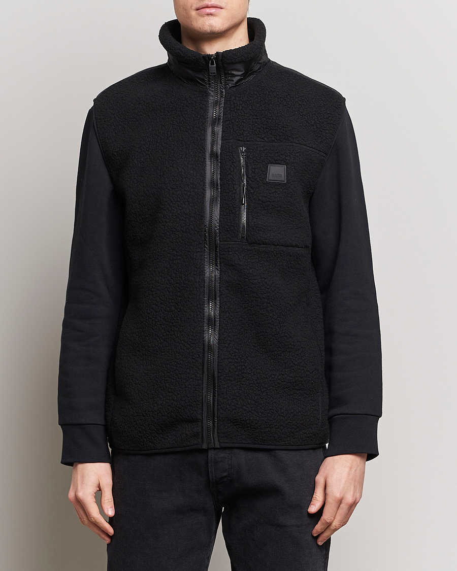 Men | RAINS | RAINS | Yermo Fleece Vest Black